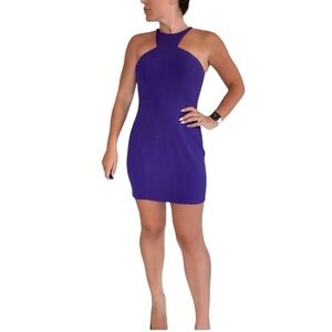 Jovani Mini Dress Purple